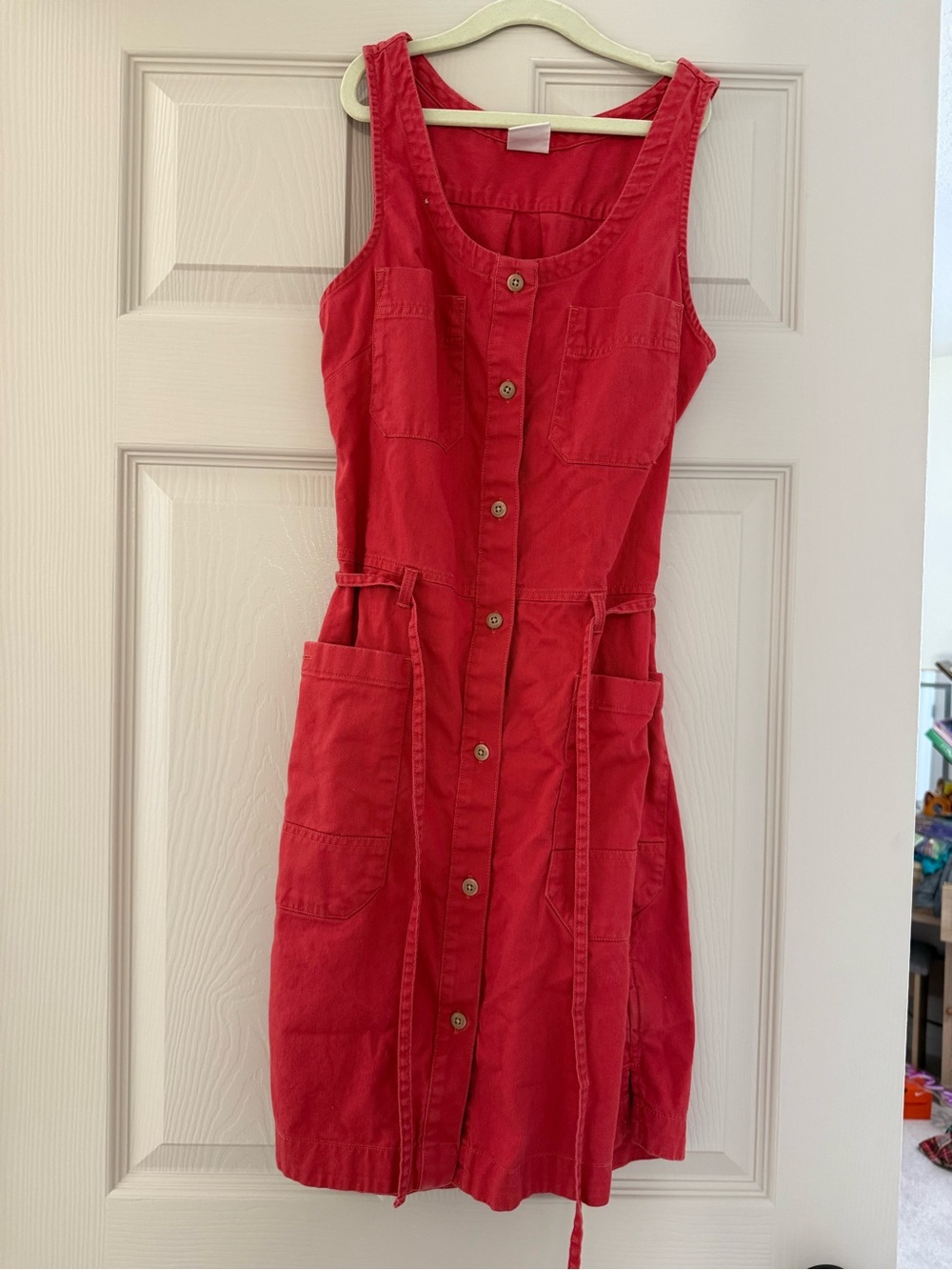 The North Face Red Button-Front Utility Dress